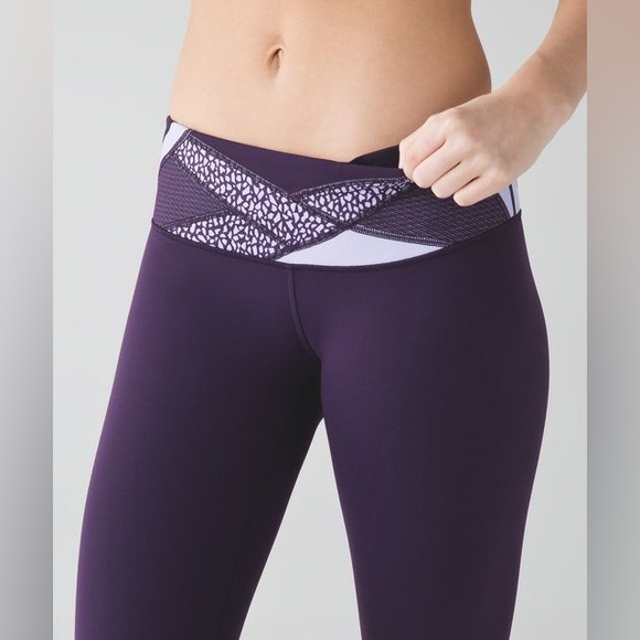 Lululemon Purple Wunder Under Leggings Size 2 - Picture 1 of 7